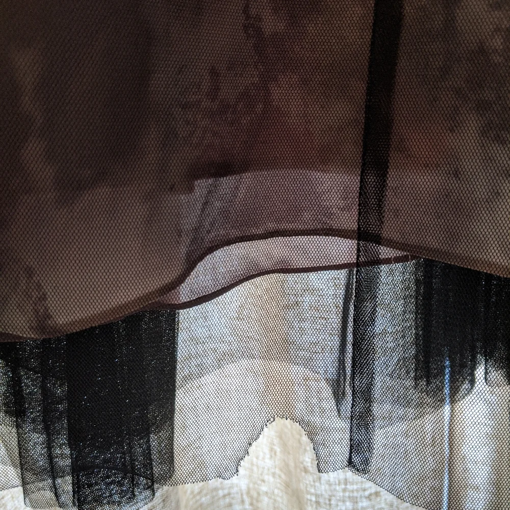 BCBG Maxazria Maggie Mauve Tulle Gown - Picture 7 of 10